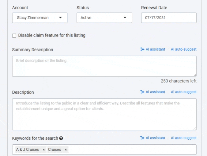 edirectory-AI-auto-suggest