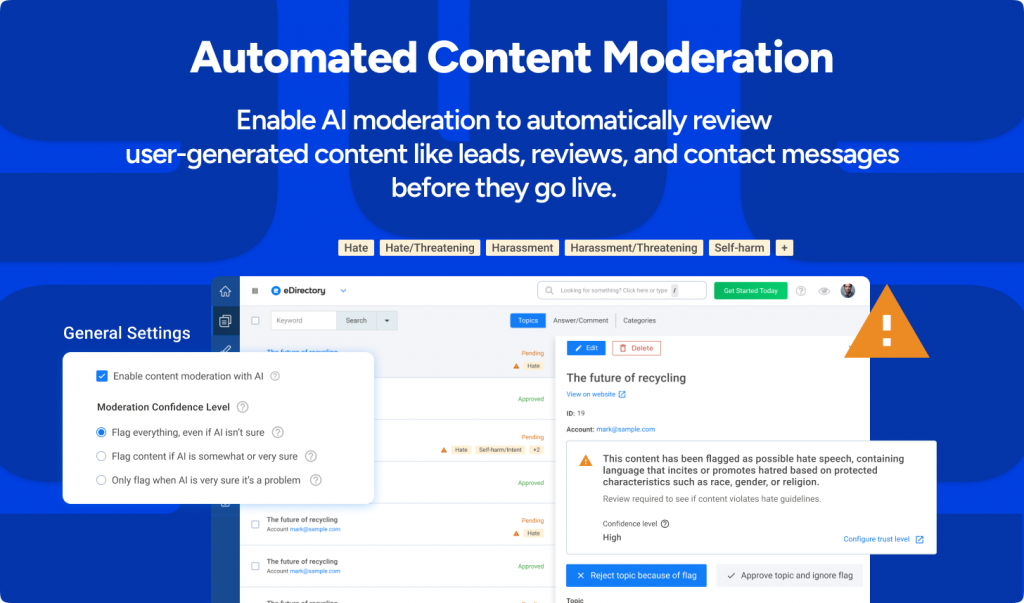 Automated Content Moderation