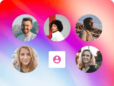 Member profiles with different access levels and dashboards
