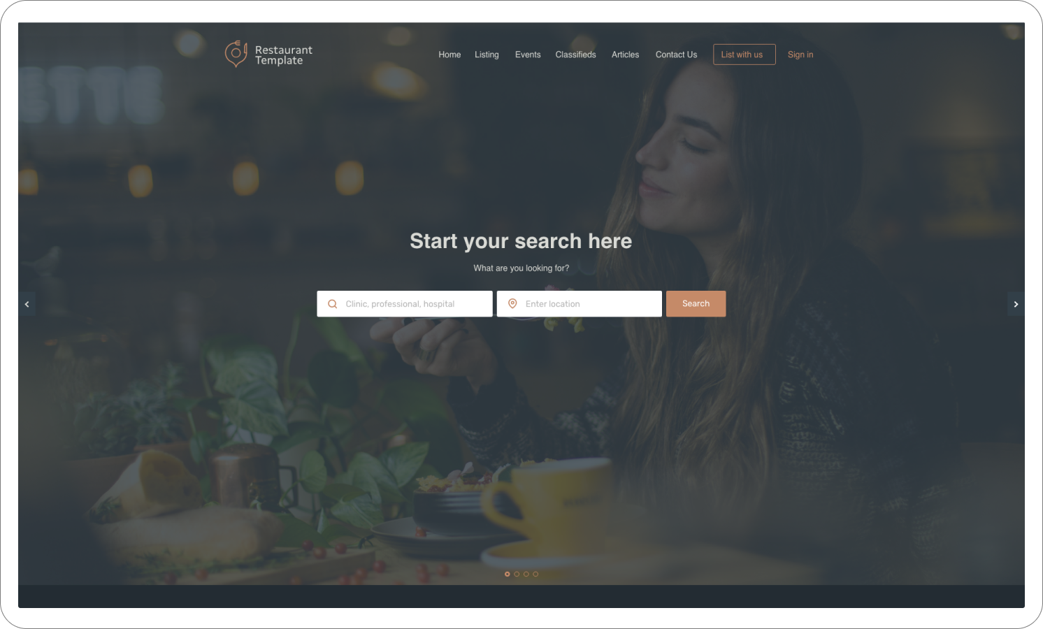 edirectory restaurant theme