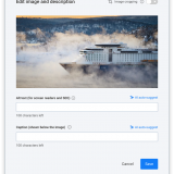 Edit Image and Description